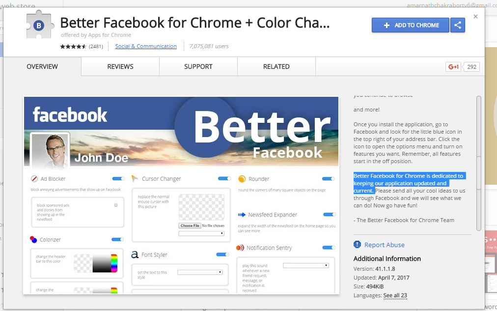 لمحبي الألوان والحركات … إضافات لمتصفح جوجل كروم لتخصيص استخدامك لفيسبوك BETTER