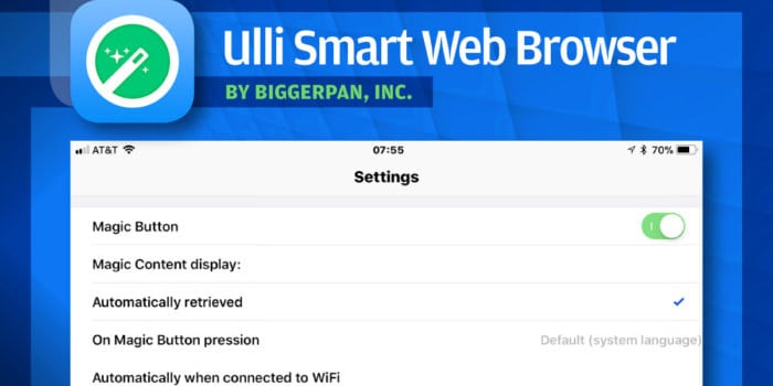 متصفح Ulli - أفضل متصفحات الويب لهواتف ايفون