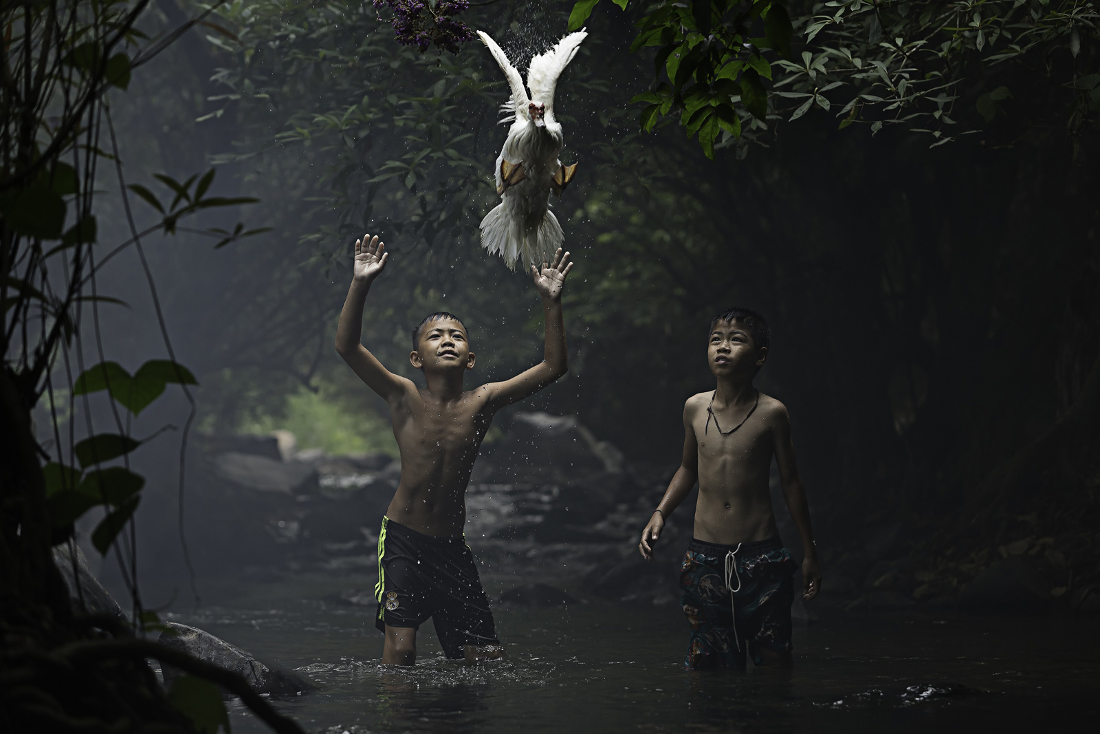 الصور الفائزة في مسابقة ناشيونال جيوغرافيك 2015 - اصطياد البط 
