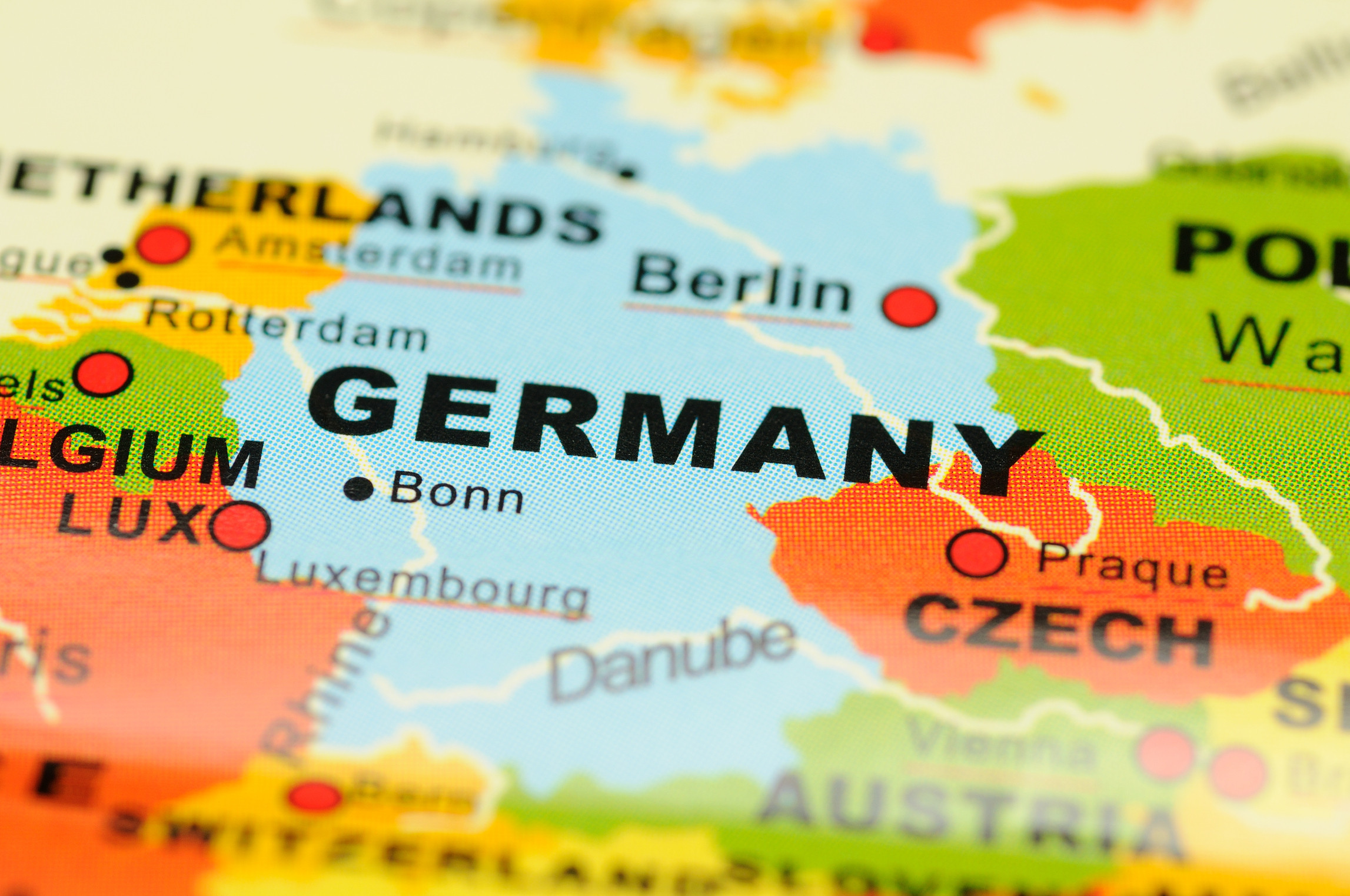 حقائق عن ألمانيا - خريطة 