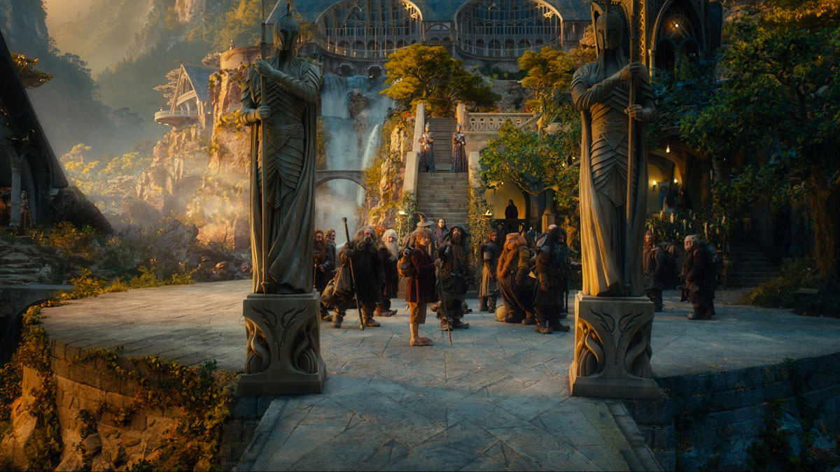 (L-r) PETER HAMBLETON as Gloin, DEAN O’GORMAN as Fili, JOHN CALLEN as Oin, KEN STOTT as Balin, MARTIN FREEMAN as Bilbo Baggins, JAMES NESBITT as Bofur, AIDAN TURNER as Kili, STEPHEN HUNTER as Bombur, WILLIAM KIRCHER as Bifur, JED BROPHY as Nori and MARK HADLOW as Dori in the fantasy adventure “THE HOBBIT: AN UNEXPECTED JOURNEY,” a production of New Line Cinema and Metro-Goldwyn-Mayer Pictures (MGM), released by Warner Bros. Pictures and MGM.