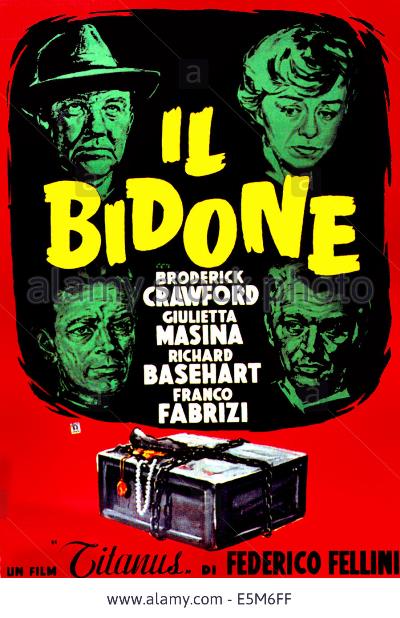 il-bidone-aka-the-swindle-poster-art-1955-E5M6FF