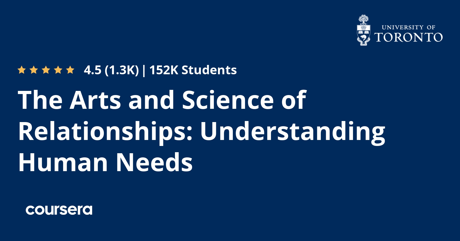 فهم العلاقات والاحتياجات البشرية The Arts and Science of Relationships: Understanding Human Needs